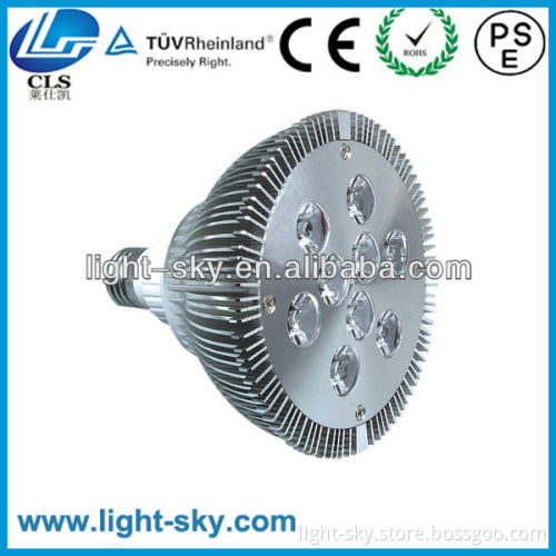 9x2w LED spot par 38 bulbs warm daylight 2800K shop bulb